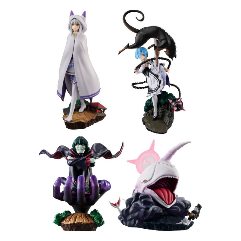 Re:ZERO Petitrama Series 9 cm Re:Memory Sortiment (4) (MegaHouse)