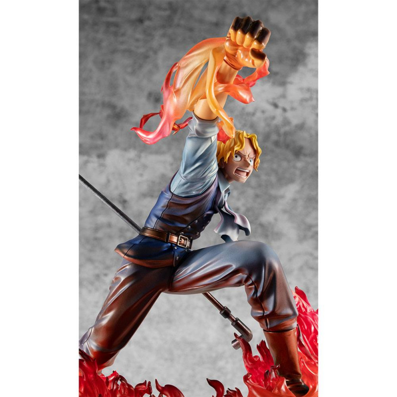 One Piece Excellent Model P.O.P. PVC Statue Sabo Fire Fist Inheritance Limited Edition (MegaHouse) BACKORDER