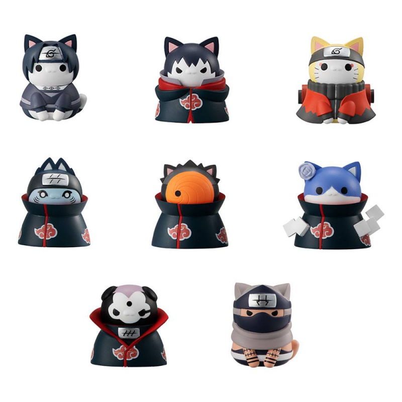 Naruto Shippuden Mega Cat Project Trading Figure 3 cm Nyaruto! Assortment (MegaHouse)