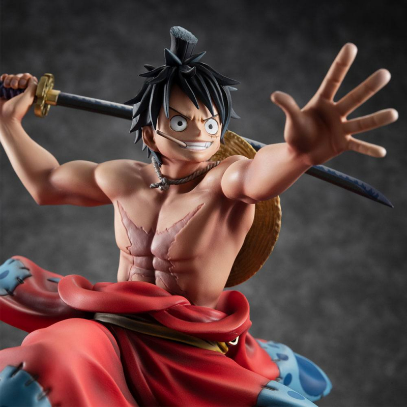 One Piece P.O.P PVC Statue Warriors Alliance Ruffy Taro (MegaHouse) BACKORDER