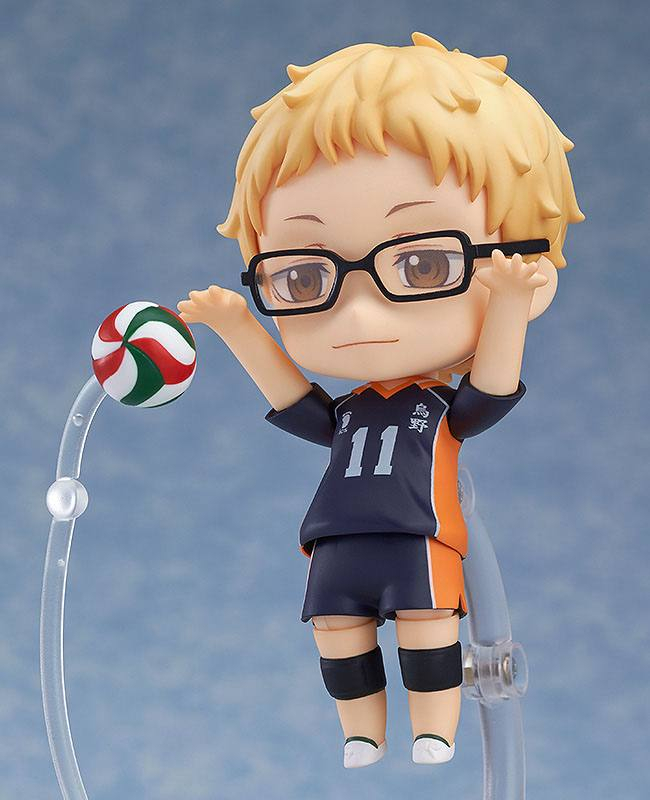 Haikyu!! Nendoroid Figur Kei Tsukishima (Orange Rouge)