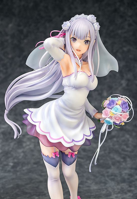 Re:Zero kara Hajimeru Isekai Seikatsu - Emilia - 1/7 - Wedding Ver. (Phat Company)