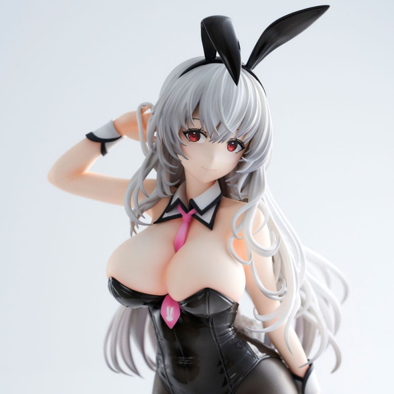 Haori Io Illustration PVC Statue White-haired Bunny (Sentinel)