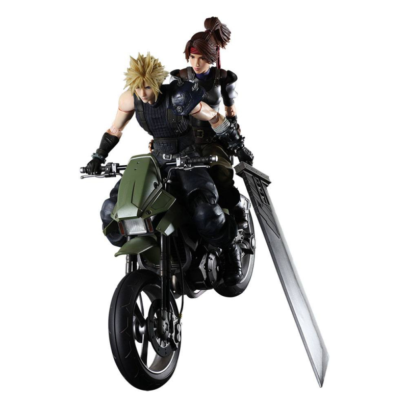 Final Fantasy VII Remake Play Arts Kai & Vehicle Jessie, Cloud & Bike (Square Enix)