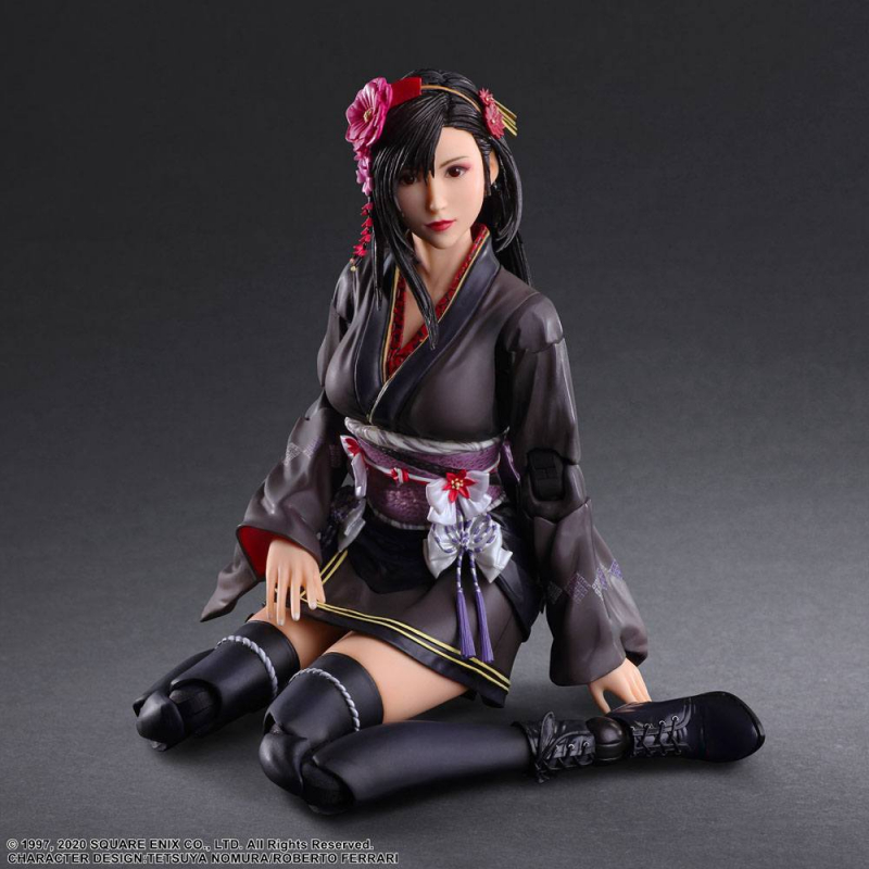 Final Fantasy VII Remake Play Arts Kai Actionfigur Tifa Lockhart Exotic Dress Ver. (Square-Enix)