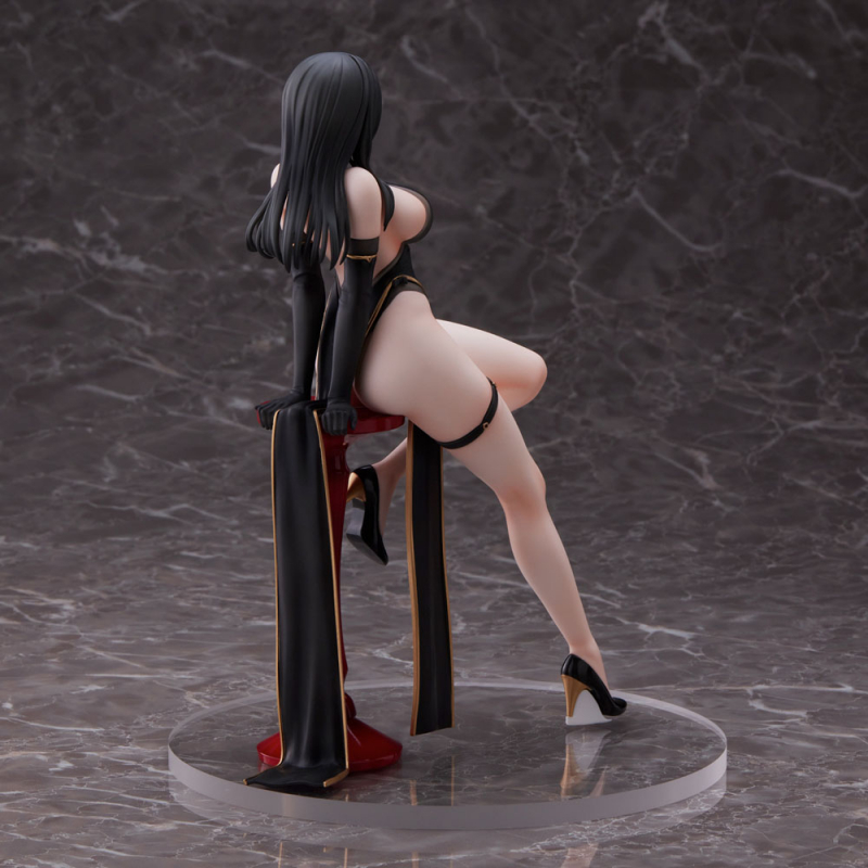 Original Character PVC Statue Hayabusa Illustration Black China Dress-chan (Union Creative)